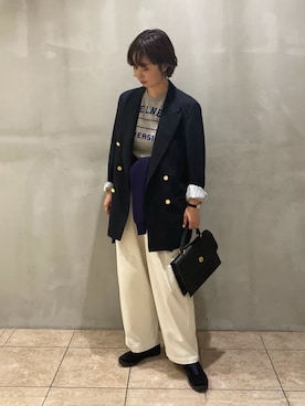 Bshopスタッフさん（レディース・160cm）の秋コーディネート