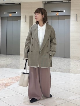 Bshopスタッフさん(レディース・154cm)の春コーディネート