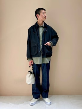 Bshopスタッフさん(メンズ・167cm)の春コーディネート