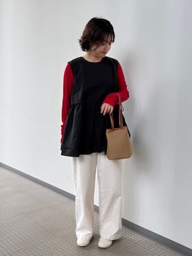 「BRADY」｜Bshopスタッフさん（レディース・163cm）の夏コーディネート