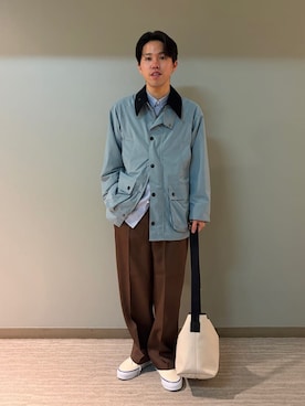 Bshopスタッフさん（メンズ・167cm）の春コーディネート