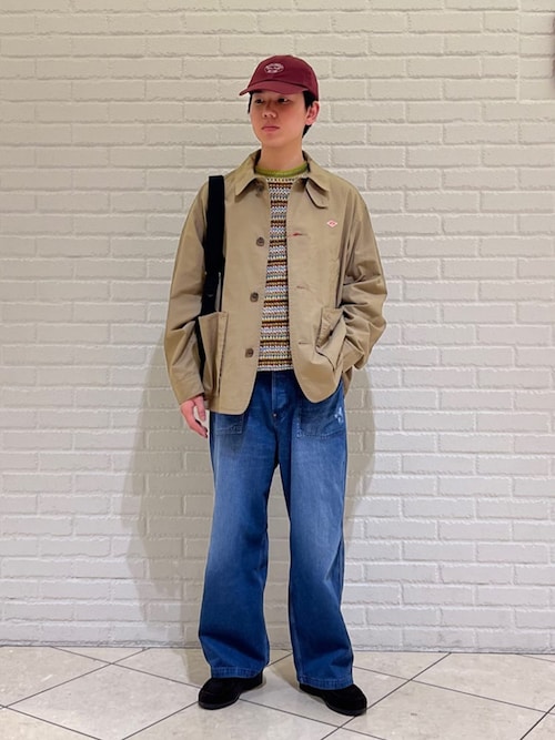 ダントン ワークジャケット　ブラウン系　38 Men's Nylon Taffeta Work Jacket（ブルゾン）｜DANTON（ダントン）の