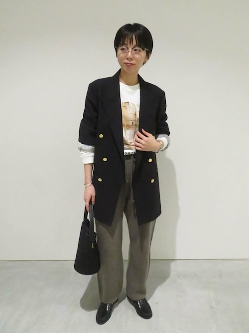 HEUGN 22AW Adam ダブルブレスト テーラードジャケット HEUGN＞ ADAM/ダブルブレストジャケット