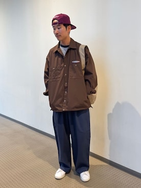 「SEDAN ALL-PURPOSE（セダンオールパーパス）のアイテム」を使った、Bshopスタッフさん（メンズ・172cm）の秋コーディネート