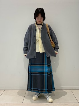 「BRADY（ブレディー）のアイテム」を使った、Bshopスタッフさん（レディース・160cm）の春コーディネート