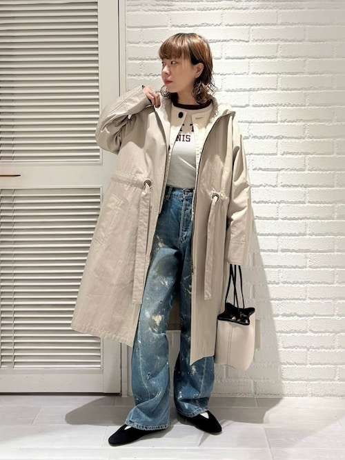 DANTON | カツラギコットン ノーカラーショートジャケット WOMEN（ノー