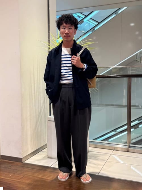 パンツ スラックス MORRIS ＆ SONS | ストレートスラックス MEN メンズ Morris \u0026 Sons イージーパンツ ビショップ取扱いMORRIS\u0026SONS 黒の