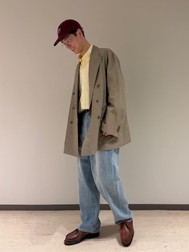 「J&M Davidson（ジェイアンドエムデヴィッドソン）のアイテム」を使った、Bshopスタッフさん（メンズ・177cm）の春コーディネート