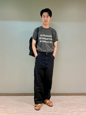 orSlow / ペイントプリント サマー ワイド ファティーグパンツ L 3 orSlow / ペイントプリント サマー ワイド ファティーグパンツ L