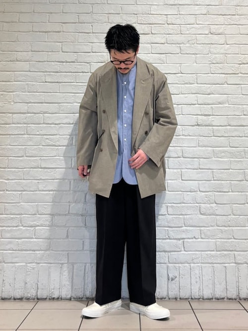 KAPTAIN SUNSHINE | シャンブレー スタンドカラーシャツ MEN（シャツ
