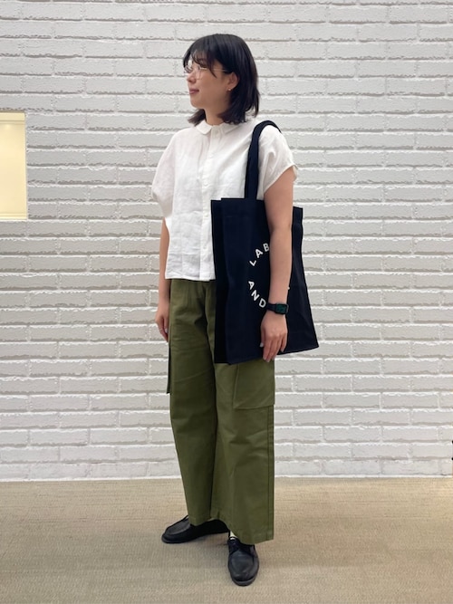 【試着のみ新品】オーシバルリネンスリーブレスシャツ/bshop/トゥモローランド 試着のみ新品】オーシバルリネンスリーブレスシャツ/bshop