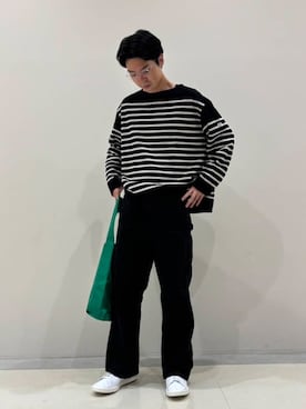 Bshopスタッフさん（メンズ・178cm）の冬コーディネート