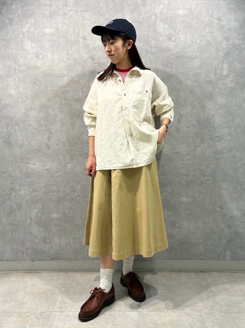 KAPTAIN SUNSHINE | スタンドカラースモック WOMEN（シャツ/ブラウス 