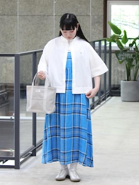 「orcival」｜Bshopスタッフさん（レディース・162cm）の夏コーディネート