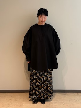 Bshopスタッフさん（レディース・157cm）の秋コーディネート