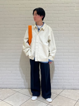 Bshopスタッフさん(メンズ・175cm)の春コーディネート