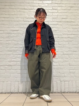 Bshopスタッフさん(レディース・152cm)の冬コーディネート