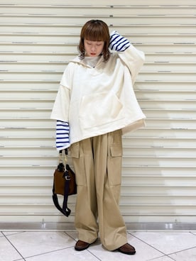 Bshopスタッフさん（レディース・154cm）の秋コーディネート