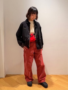 Bshopスタッフさん（レディース・155cm）の春コーディネート