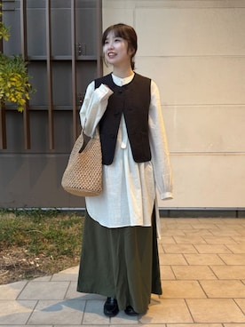 Bshopスタッフさん（レディース・162cm）の春コーディネート