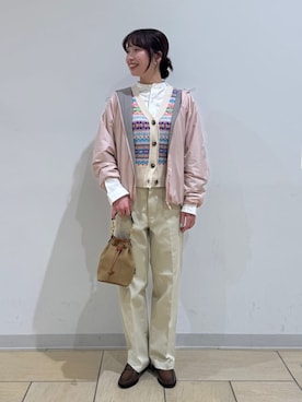 Bshopスタッフさん（レディース・162cm）の春コーディネート