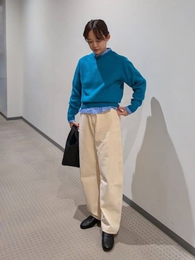 Bshopスタッフさん（レディース・156cm）の冬コーディネート