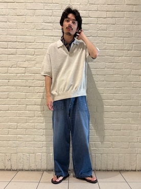 Bshopスタッフさん(メンズ・175cm)の夏コーディネート