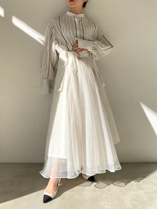 ラベルエチュード】デニムlongベルトElla