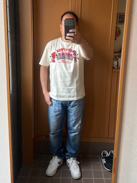 「DIESEL（ディーゼル）のアイテム（パンツ）」を使った、TEDTEDMANさん（メンズ・168cm）の春コーディネート