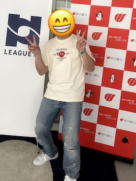 「DIESEL（ディーゼル）のアイテム（パンツ）」を使った、TEDTEDMANさん（メンズ・168cm）の春コーディネート