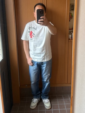 「DIESEL（ディーゼル）のアイテム（パンツ）」を使った、TEDTEDMANさん（メンズ・168cm）の春コーディネート