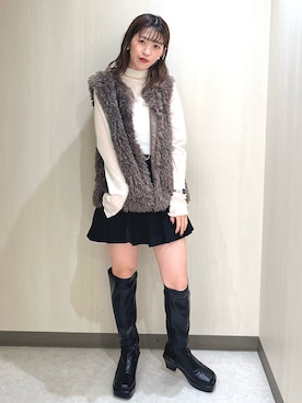 「archives（アルシーヴ）のアイテム（ブーツ）」を使った、𝚜𝚊𝚔𝚒𝚔𝚊さん（レディース・157cm）の夏コーディネート
