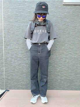 「子どもとお出かけ」｜cmaさん（レディース・170cm）の春コーディネート