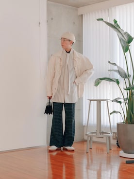 「RACAL（ラカル）のアイテム」を使った、kanayamataiseiさん（メンズ・177cm）の冬コーディネート
