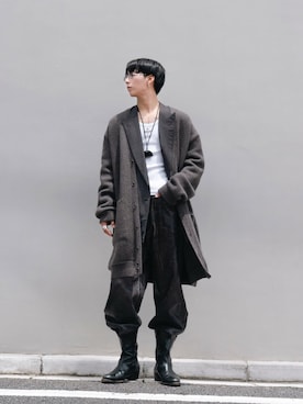 「アイテム（カーディガン/ボレロ）」を使った、kanayamataiseiさん（メンズ・178cm）の夏コーディネート