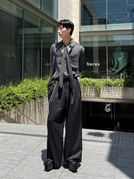 「アイテム（ブーツ）」を使った、kanayamataiseiさん（メンズ・178cm）の夏コーディネート
