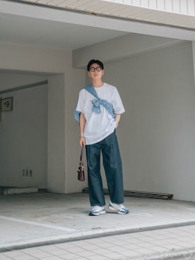 「LMCのアイテム」を使った、kanayamataiseiさん（メンズ・177cm）の夏コーディネート