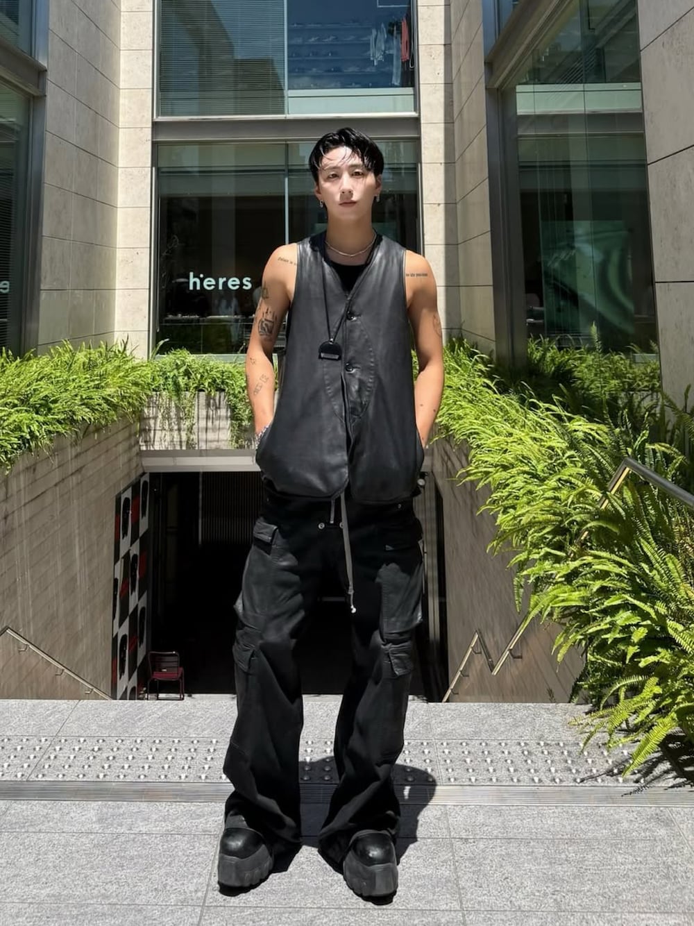パンツ ジヨン着用 rick owens カーゴジョグ パンツ