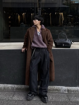 「Rick Owens（リックオウエンス）のアイテム（ブーツ、ブラック系）」を使った、kanayamataiseiさん（メンズ・178cm）の春コーディネート