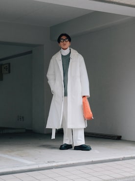 「COS（コス）のアイテム（シューズ）」を使った、kanayamataiseiさん（メンズ・177cm）の冬コーディネート