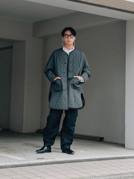 「CITEN（シテン）のアイテム（その他アウター）」を使った、kanayamataiseiさん（メンズ・177cm）の秋コーディネート