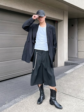 「アイテム（テーラードジャケット）」を使った、kanayamataiseiさん（メンズ・178cm）の秋コーディネート