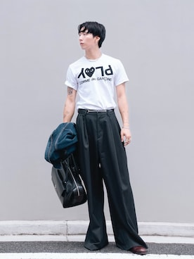 「アイテム（ジャケット/アウター）」を使った、kanayamataiseiさん（メンズ・178cm）の夏コーディネート