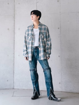「アメカジコーデ」｜「アイテム（トップス）」を使った、kanayamataiseiさん（メンズ・178cm）の秋コーディネート