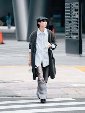 「アイテム（キャスケット）」を使った、kanayamataiseiさん（メンズ・178cm）の秋コーディネート