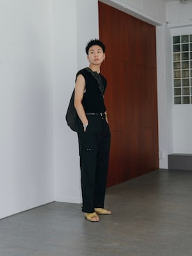 「STYLEMIXER（スタイルミキサー）のアイテム」を使った、kanayamataiseiさん（メンズ・177cm）の夏コーディネート