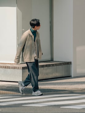 「COS（コス）のアイテム（ジャケット/アウター）」を使った、kanayamataiseiさん（メンズ・177cm）の冬コーディネート