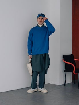「LOEFF（ロエフ）のアイテム」を使った、kanayamataiseiさん（メンズ・177cm）の冬コーディネート