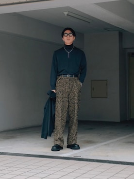 「COS（コス）のアイテム（シューズ）」を使った、kanayamataiseiさん（メンズ・177cm）の秋コーディネート