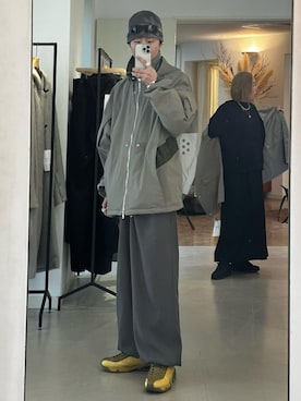 「KIKO KOSTADINOV（キコ コスタディノフ）のアイテム（シューズ）」を使った、kanayamataiseiさん（メンズ・177cm）の冬コーディネート